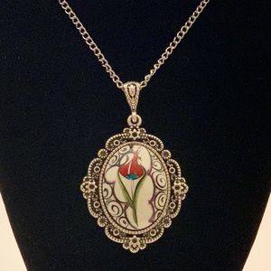 Antique Silver Plated Necklace